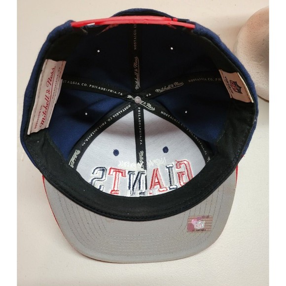 New York Giants Hat Cap Men's Snap Back Mitchell & Ness Wool Vintage Collection - Picture 6 of 8
